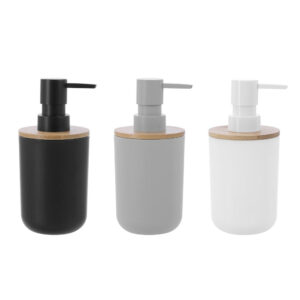 Box Sweden Bano Soap Dispenser Bamboo Top 330ml Random Colour Chosen