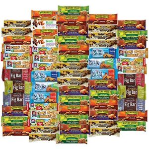 Veratify - Healthy Snacks To Go, Healthy Mixed Snack Box & Snacks Gift Variety Pack - Arrangement for office or Home - Granola Bars, Care Package (66 Count)