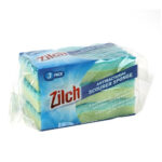 Zilch Sponge Scourer Anti Bacterial 3 Pack
