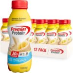 Premier Protein Shake, Café Latte, 30g Protein, 1g Sugar, 24 Vitamins & Minerals, Nutrients to Support Immune Health 11.5 fl oz, 12 Pack
