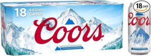 Coors Lager 18 x 440 ml (cans)