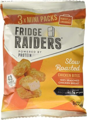 Fridge Raiders Slow Roasted Chicken Bites Mini Packs, 3 x 22.5g