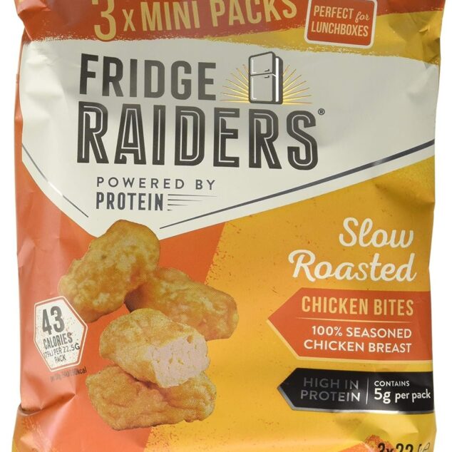 Fridge Raiders Slow Roasted Chicken Bites Mini Packs, 3 x 22.5g