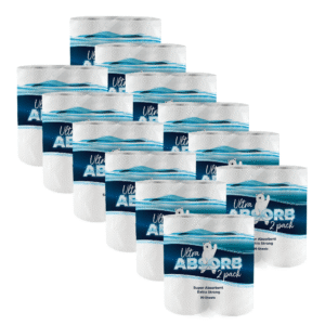 12 x Ultra Absorb 2ply Kitchen Towels 2 Pack