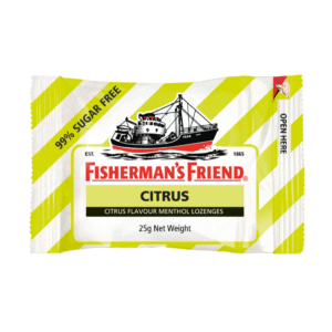 Fisherman's Friend Citrus Sugar Free Lozenge 25g (Box of 12)