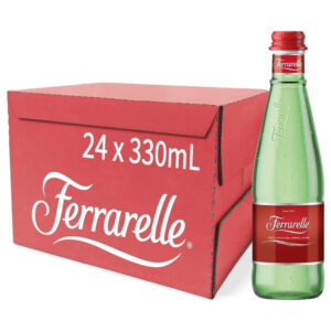 Ferrarelle Naturally Sparkling Mineral Water 330ml (Box of 24)