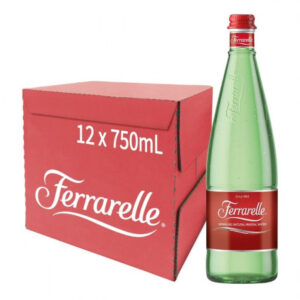 Ferrarelle Naturally Sparkling Mineral Water 750ml  (Box of 12)