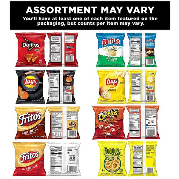 [Flash Sale + Free Shipping]Frito-Lay 40 Count Party Mix Variety Pack ...