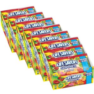 Life Savers Gummies Five Flavors Candy Share Size Bulk - 6 Pack of 15ct - 4.2oz/ea