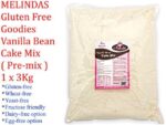 Malinda's Cake Mix Vanilla Bean Gluten Free 3Kg