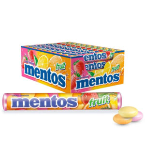 Mentos Fruit Candy Roll, 40 Rolls