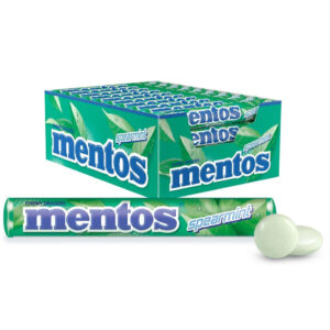 Mentos Spearmint Candy Roll, 40 Rolls