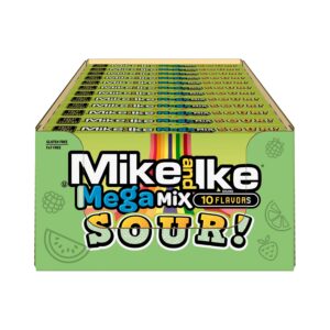 Mike & Ike Mega Mix Sour Theatre Box - 12 Ct - 5 Oz Each
