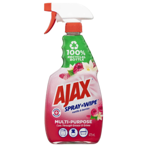 Ajax Spray n' Wipe Multi-Purpose Surface Spray Divine Blends Vanilla & Berries 475ml