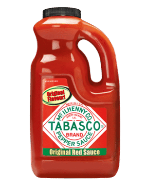 2 X Tabasco Red Pepper 1.89L