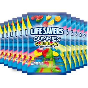 Life Savers Gummies Collision Candy Bag Bulk - 12 Pack - 7oz/ea